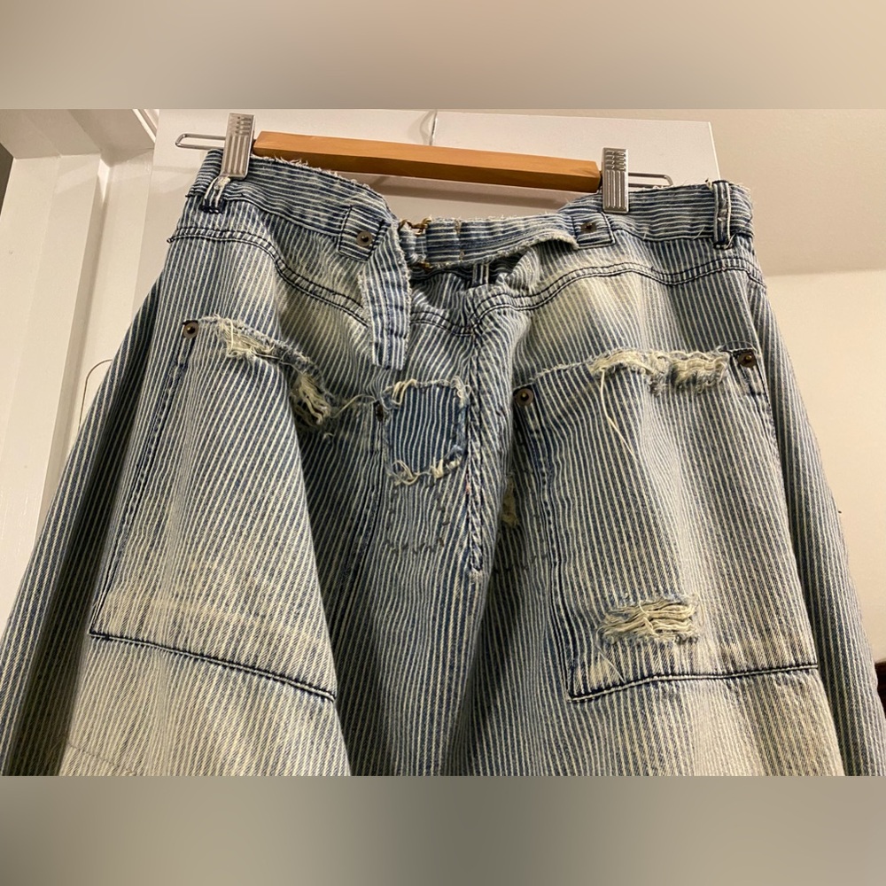Magnolia Pearl minor striped denim harem jeans - Picture 6 of 8